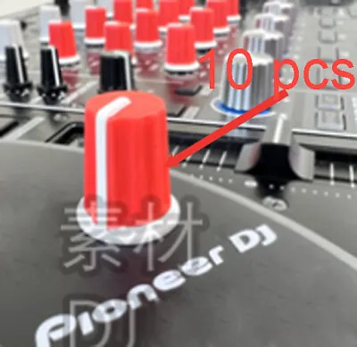Lot Of 10 EQ Knob CapsPioneer DJ Mixer DJM800 750 900nexus 2000 900srt 900nxs2 • $20.98
