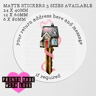 Return Address Labels  Small Business Labels  Made By Stickers  Shipping 1033 • £1.60