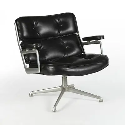 Herman Miller Eames Chair Black Original Vintage 675 Time Life Executive Lounge • £4495