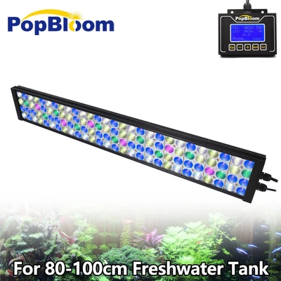 PopBloom LED Aquarium Light Full Spectrum Lamp For 90cm 36  3ft Plant Fish Tank • $316.79