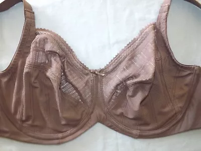 LILLYETTE ~ 36DDD~ Enchantment Lace Minimizer U/W Bra ~Rum Raisin • £13.62