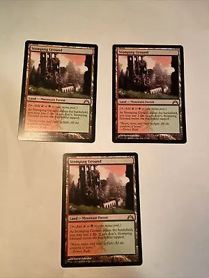 MTG Stomping Ground X 3 Gatecrash 247/249 Regular Rare LP • $29.99