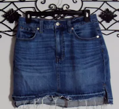 Madewell Women's Blue Denim Skirt Size 27 • $12.95