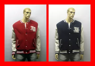 £39.90 • Buy American Varsity Letterman University Baseball College Jacket  Navy 