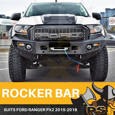 Bull Bar To Suit Ford Ranger 2015-2021 Mk2 Adr Winch Bar + Lights • $1199