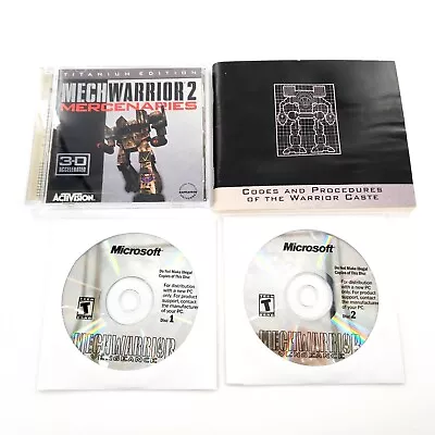 MechWarrior 2 3-D Accelerated Titanium Edition & MechWarrior 4: Vengeance (PC) • $25