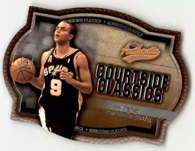 2002 Fleer Authentix Courtside Classics Silver #4 CC Tony Parker Spurs /750 • $9.34