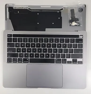 Grd A- MacBook Pro 13 A2289 Space Gray Top Case Keyboard Touchpad Battery 90% • $139.99