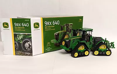 ERTL John Deere 9RX 640 4WD Tracked Tractor - Farm Show Edition 2022 - TOMY 1:64 • $36