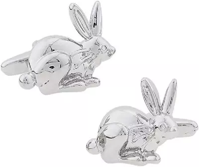 MRCUFF Easter Bunny Rabbit Pair Cufflinks In A Presentation Gift Box & Polishing • $26.19