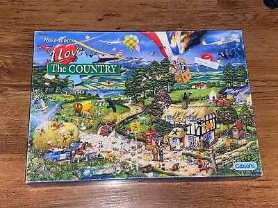 Mike Jupp's I Love The Country 1000 Piece Jigsaw Puzzle From Gibsons • £7.50