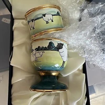 £220 • Buy Moorcroft Early Eggcup Set Perfect Boxed