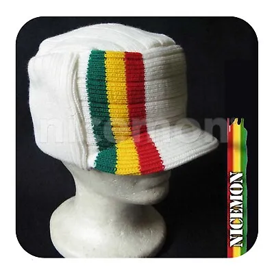 Roots Reggae Beanie Knit Cap Hat Kufi Rasta Surfer Hawaii Jamaica SMALL Fit • $14.99