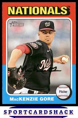 MacKenzie Gore 2024 Topps Heritage #53 Washington Nationals • $2.79