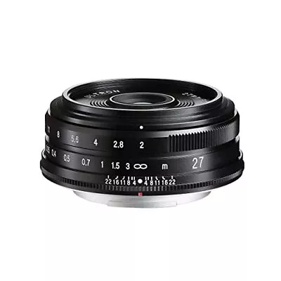 Voigtlander ULTRON 27mm F2 X-mount Black FUJI X Mount Lens • $502.42