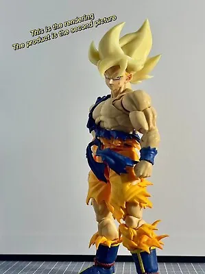 CUSTOM Dragon Ball Z S.H.Figuarts  Legenary  Super Saiyan Son Goku (Body Kit) • $59