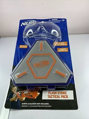 Nerf Flash Strike Tactical Pack Elite Glasses And Light Up Target  • £7.99