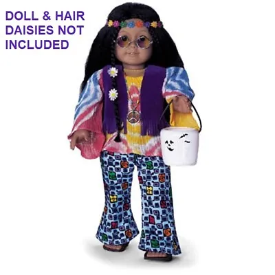 AUTHENTIC AMERICAN GIRL 1999 60's HIPPIE COSTUME FOR 18  DOLL (1158) • $65.99