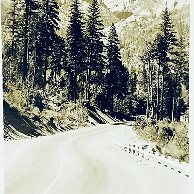 RPPC Castle Crags CA Vintage Postcard Highway Mountain View Pedestrian UNP • $4.65