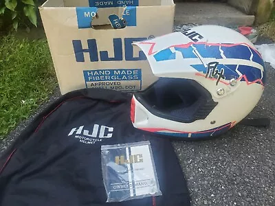 Vintage HJC FGX MOTO CROSS HELMET  Small Vtg Snell M90  Motorcycle Retro • $149.99