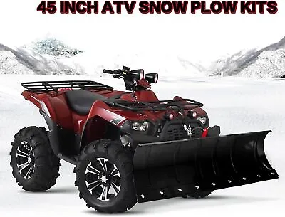 45 Inch ATV Snow Plow Kit Heavy Duty Universal Adjustable For Pickup Trucks UTV • $299.99