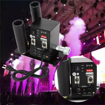 C02 Cannon CO2 Jet Magic DMX Fog Smoke Machine Double Pipe Fogger Stage Effect  • $111.15