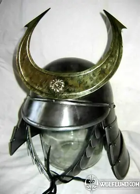 18GA Medieval SAMURAI HELMET Knight Larp Helmet Replica Helmet With Liner TM058 • £107.81