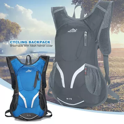 15L Cycling Bag Backpack Ultralight Fishing Sports Travel Waterproof Daypack • $34.99