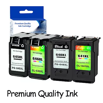 PG-645XL CL-646XL PG-640XL CL-641XL Black Colour Ink Cartridge For Canon Printer • $43.98