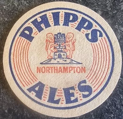 1953 Phipps Brewery Ltd. Northampton Northamptonshire Beermat • £2