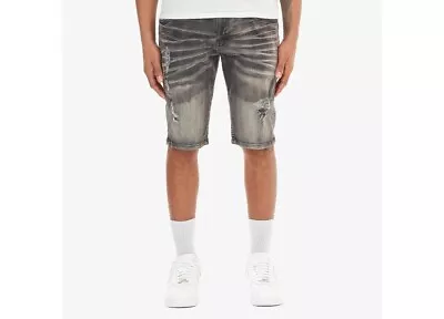 Men's Copper Rivet Black Sand Washed Denim Shorts • $24.95