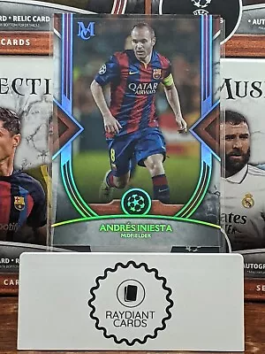 2022-23 Topps UCL Museum Collection ANDRES INIESTA #8 Silver Base BARCELONA • $5