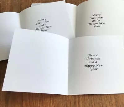 £2.40 • Buy  15   X  MERRY  CHRISTMAS AND A HAPPY NEW YEAR Inserts For Card Making 3 Sizes