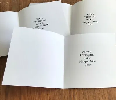  15   X  MERRY  CHRISTMAS AND A HAPPY NEW YEAR Inserts For Card Making 3 Sizes • £2.40