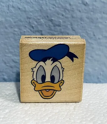 Mickey Mouse Donald Duck Donald's Portrait Wood Mounted Rubber Stamp 395-C • $9.99