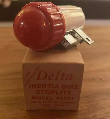 Vintage Bicycle  Delta Redbeam Tail-light  Made I. The USA NIB • $25