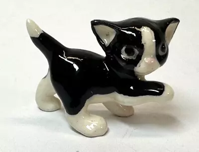 Hagen Renaker Black & White Kitten Rare Dealer Sample Kent Smith Collection • $11