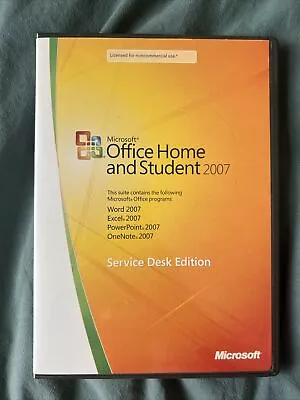 Microsoft Office Home And Student 2007 - Service Desk Edition  • $13.70