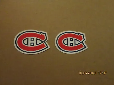 NHL Montreal Canadiens Vintage Lot Of 2 Circa 1990's Team Logo Hockey Stickers • $20