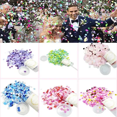 $10.99 • Buy 6PCS Wedding Push Pop Confetti Paper Poppers Cannons DIY Party Decoration