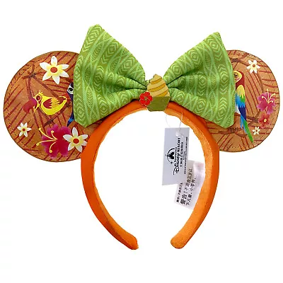 DisneyParks Enchanted Tiki Room Birds Minnie Mouse Bow Ears Mickey Headband Ears • $18.04