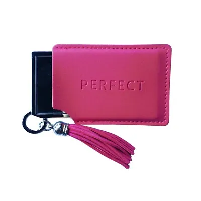 Compact Mirror Pocket Handbag Makeup Mirror In Pink Case Stocking Filler Ladies • £2.50