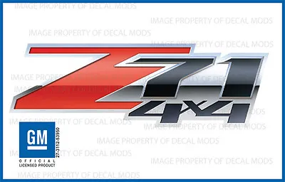 2007 - 2013 Chevy Silverado Z71 4x4 Decals Set - FS 3D - Truck Bed Side Stickers • $41.05