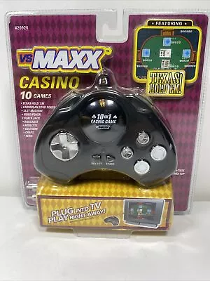 VS Maxx 10 Casino Games All In 1 Video Game Plug And Play Slots Poker Roulette  • $9.97