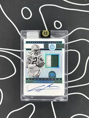 2022 Panini Encased Charles Woodson Green Bay Packers Card #LSS-CW/15 Patch AUTO • $199.99