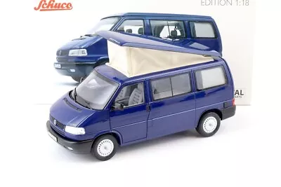 VW T4b Westphalia California Camper Bus Schuco 1/18 Blue Sealed Very Rare. • $324.95