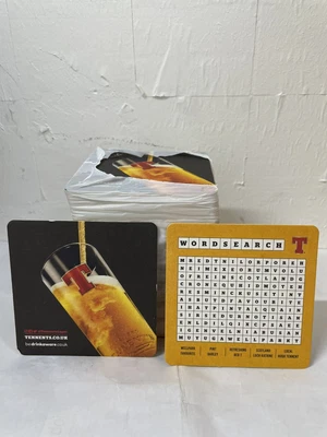 £8 • Buy 200 Tennents  Lager - Beer Mats - Coasters Word Search . Home Bar.