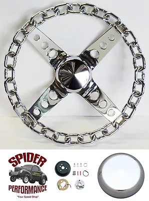 1974-1993 Volkswagen Steering Wheel 11  CHROME CHAIN • $149.97