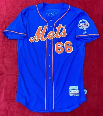 2013 New York Mets Josh Edgin Game Worn Baseball Jersey MLB Authentic Hologram • $134.99