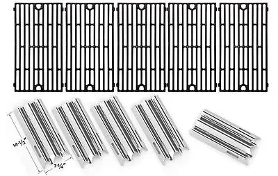 VCS500 VM600 Vermont Castings Gas Grill Repair Kit - 5 Grates & 5 Heat Shields • $105.05